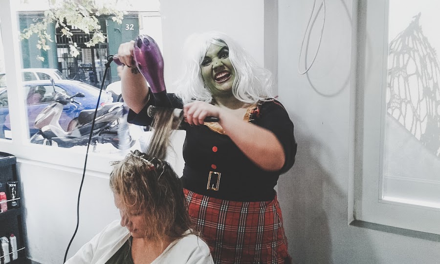 halloween peluqueria valencia
