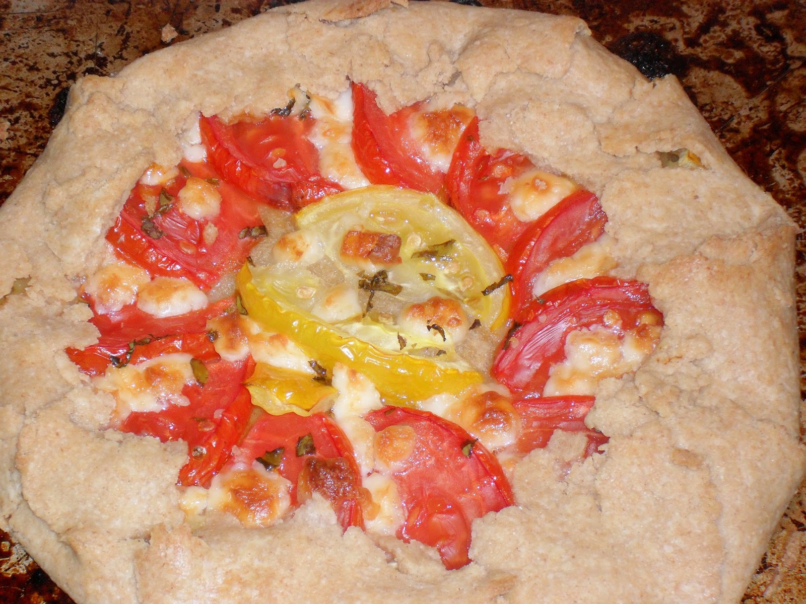 Baker Out of Eggs and Butter Tomato Tart