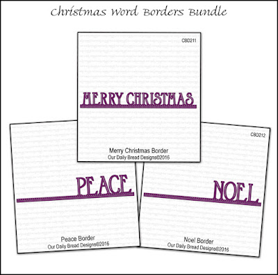Our Daily Bread Designs Christmas Word Borders Bundle