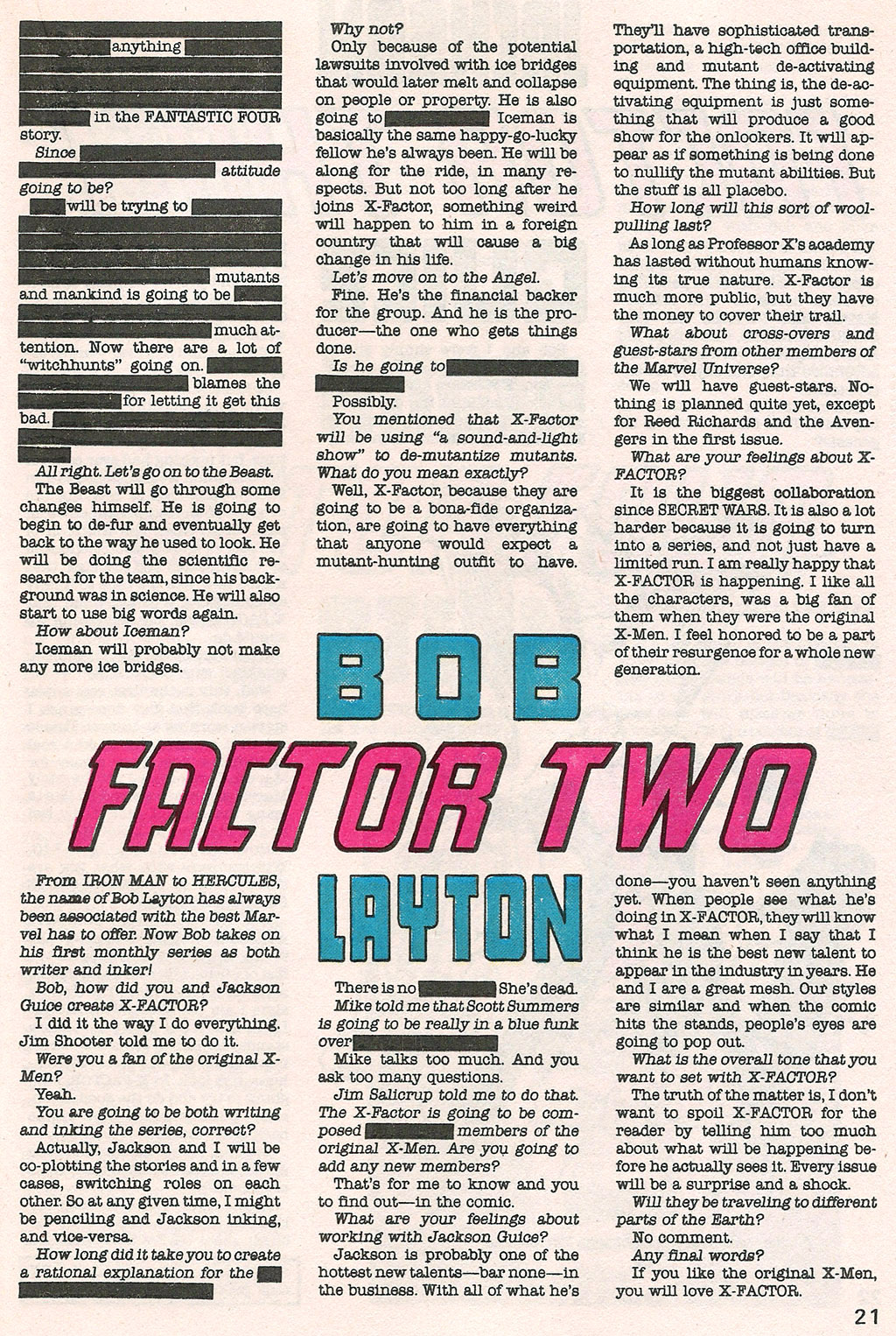 Read online Marvel Age comic -  Issue #33 - 22