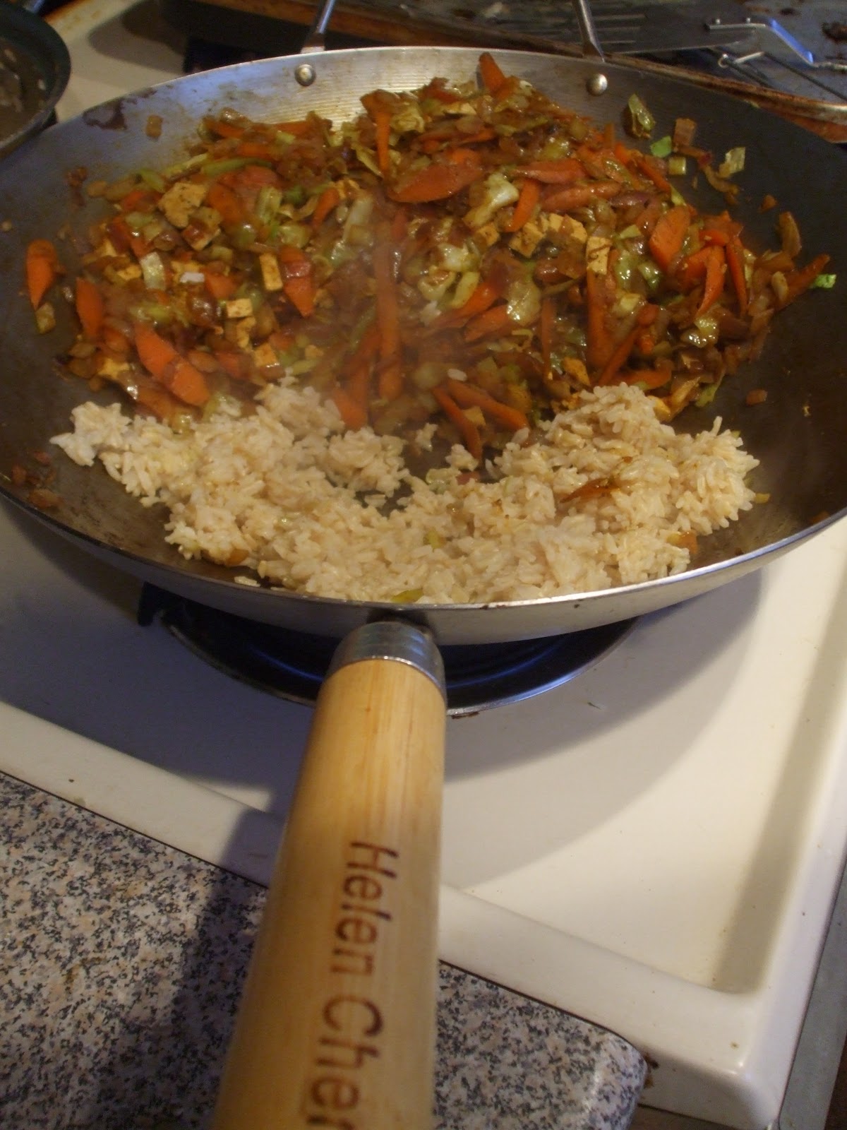 The Woodchuck Vegan: Veggie Stir-Fried Rice