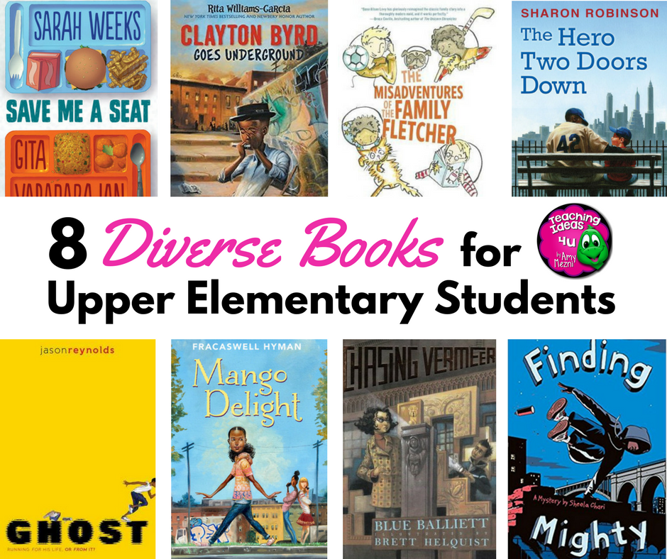 8 Diverse Books for Upper Elementary Students - TeachingIdeas4U by Amy