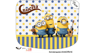Minions, the Movie Free Printable Nucita Candy Bar Labels.