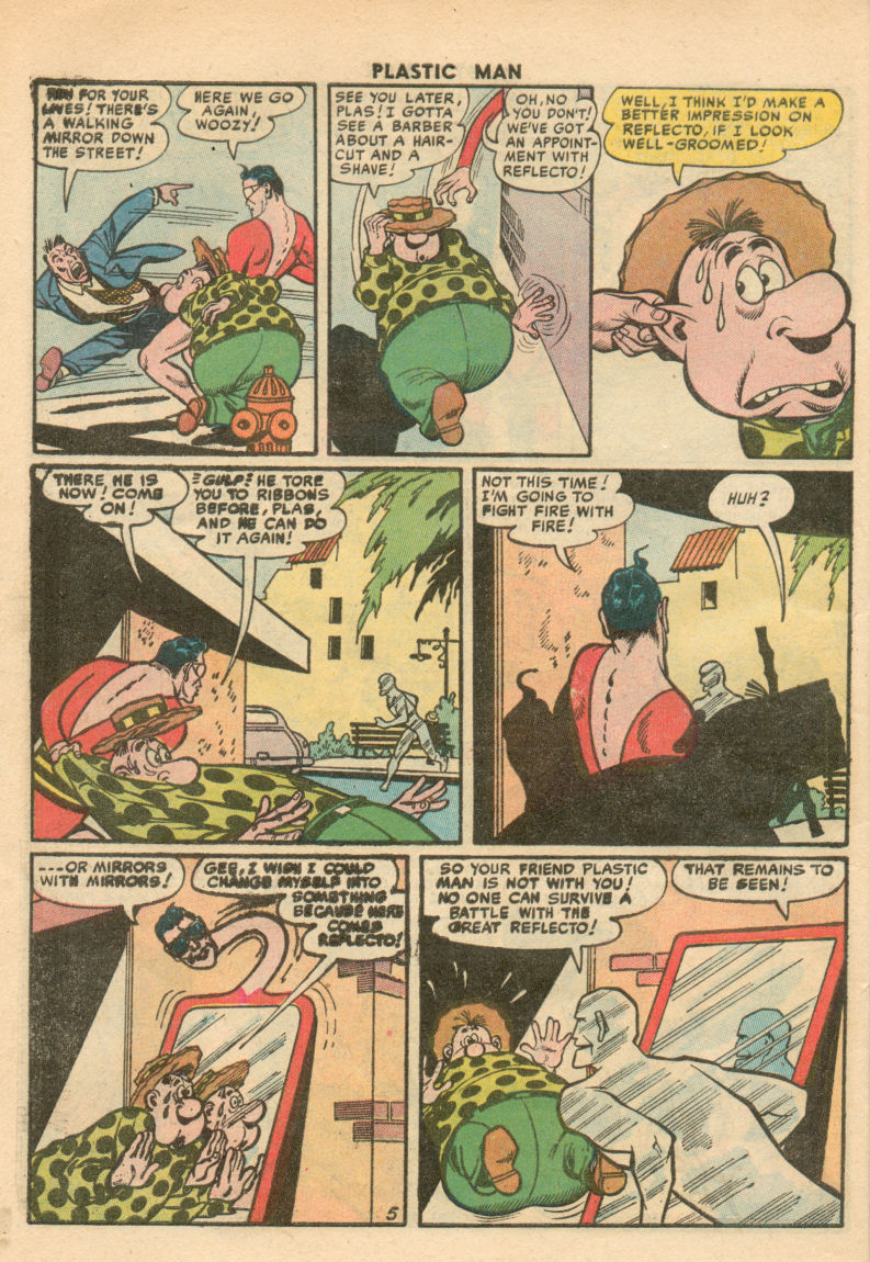 Read online Plastic Man (1943) comic -  Issue #63 - 30