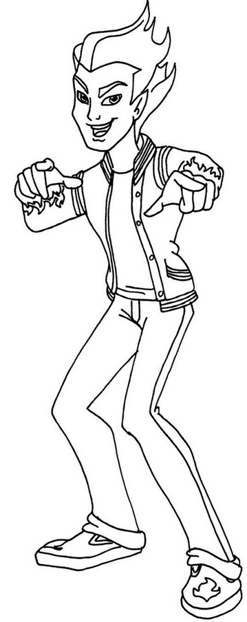 monster high boys coloring pages - photo #15