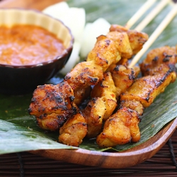 Rasa Malaysia asian appetizer snack with spices lemongrass, coriander seed, chili, turmeric