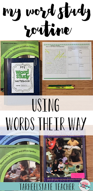 This post outlines how to bring a word study routine into your elementary classroom or homeschool. It's a great way to see exactly how to make word study with Words Their Way work in your classroom. While the post is geared mostly for your 3rd, 4th, 5th, and 6th grade upper elementary students - you can also modify the ideas here for your Kindergarten, 1st or 2nd grade students. You're going to love how spelling AND writing improves when you students start this word study routine! This post outlines how to bring a word study routine into your elementary classroom or homeschool. It's a great way to see exactly how to make word study with Words Their Way work in your classroom. While the post is geared mostly for your 3rd, 4th, 5th, and 6th grade upper elementary students - you can also modify the ideas here for your Kindergarten, 1st or 2nd grade students. You're going to love how spelling AND writing improves when you students start this word study routine!
