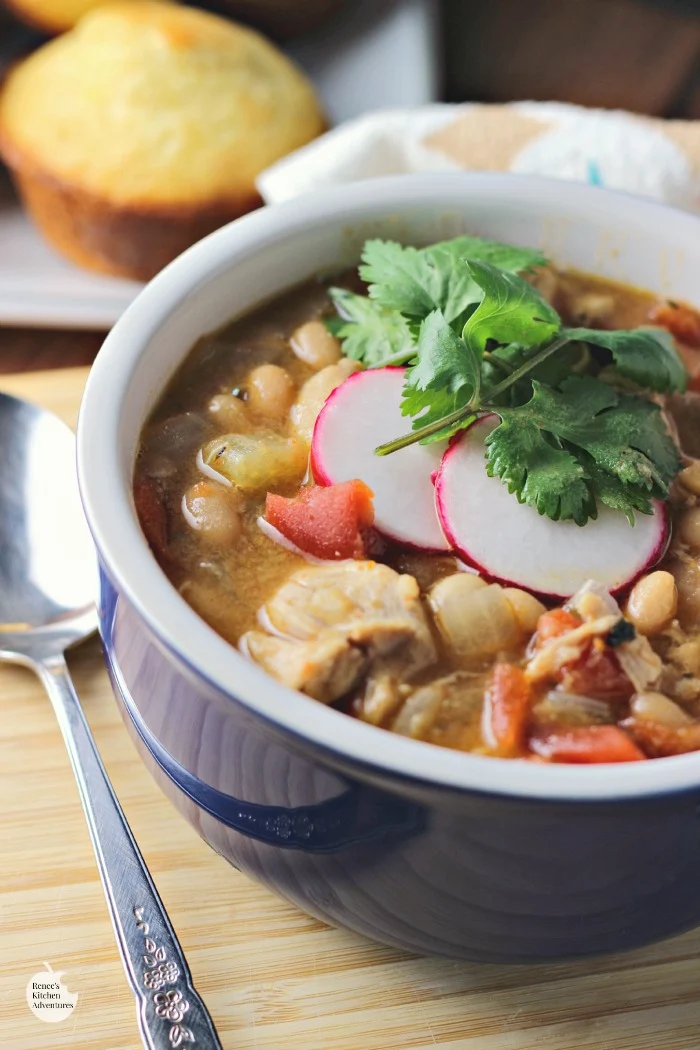 Slow Cooker White Chicken Chili Renee's Kitchen Adventures
