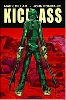 Book cover of Kick Ass by Mark Milalr and John Romita Jr. 
