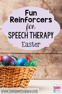 reinforcer for Easter speech therapy