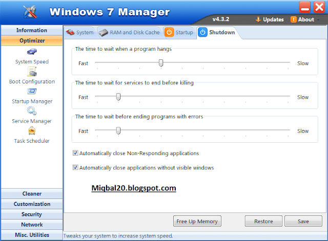 Cara Ampuh Mempercepat Booting dan Shutdown di Windows 7