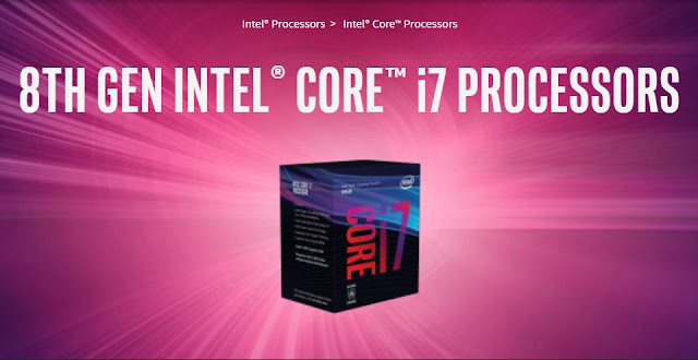 Intel Core i7 processor 8th generation
