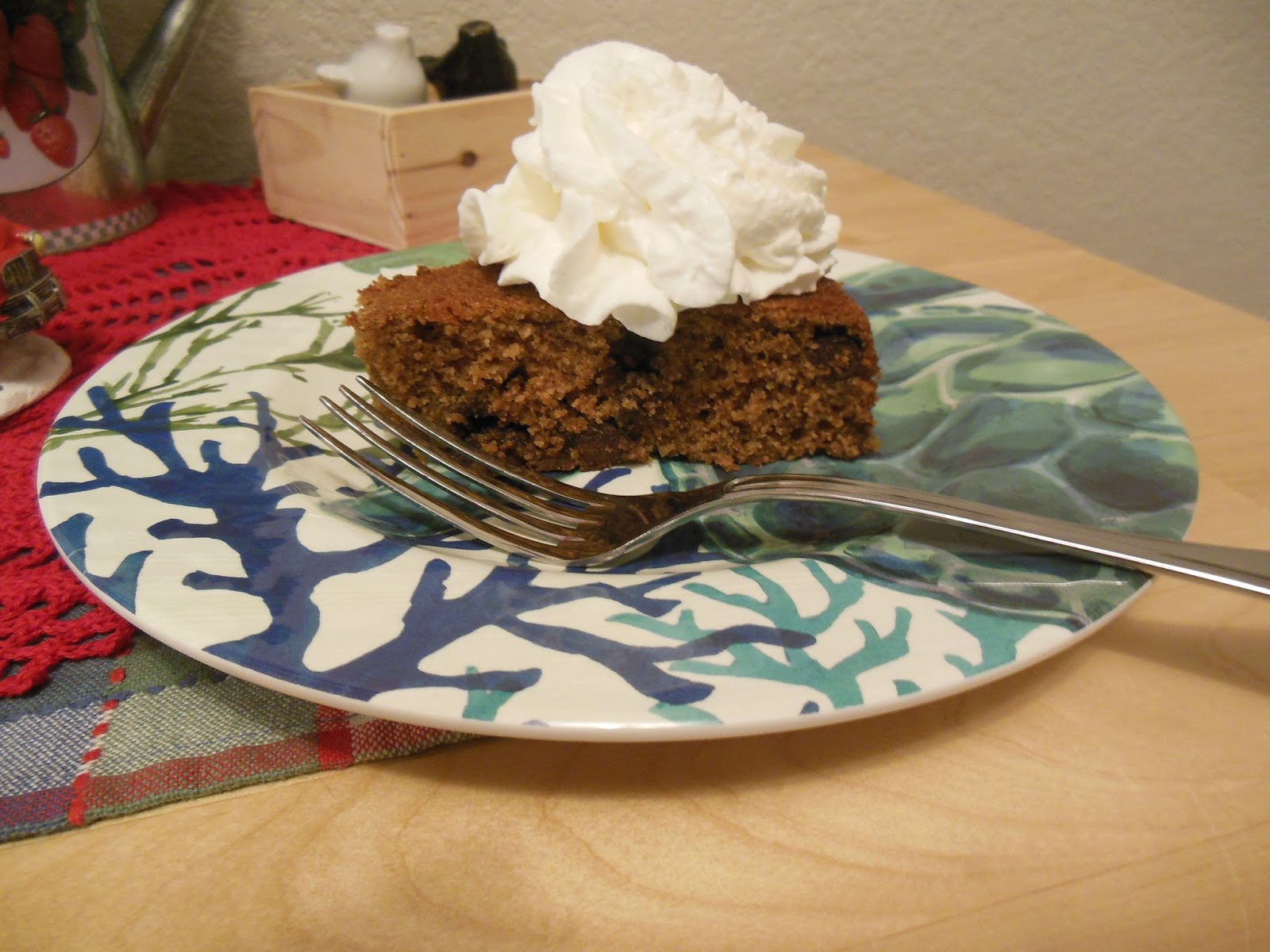 Small Batch Applesauce Spice Chocolate Chip Cake Scratch Made Food