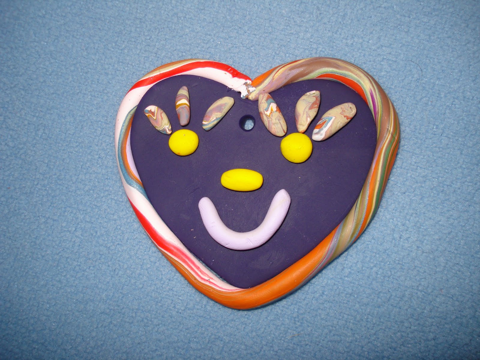 Terry Taylor Studio Clay heart project!