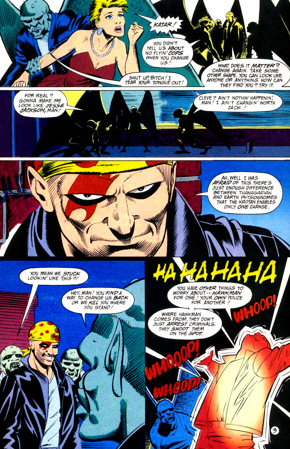 Read online Hawkworld (1990) comic -  Issue #3 - 4