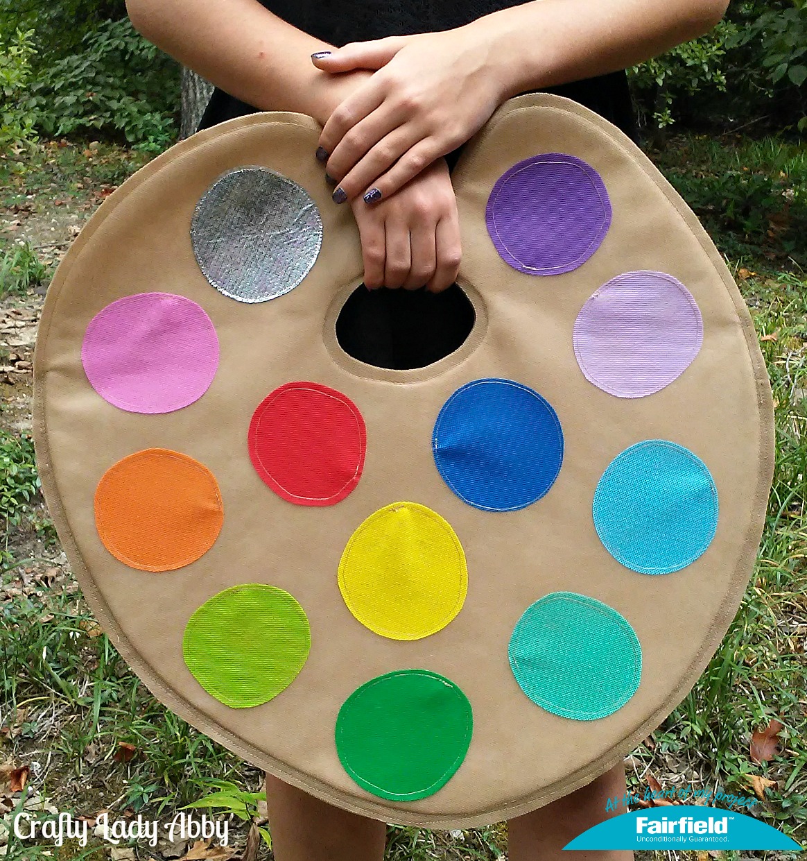 SEWING DIY Artist Paint Palette OlyFun Tote Bag