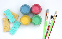 homemade easy finger paints paint brushes fingers paper sponges let cut