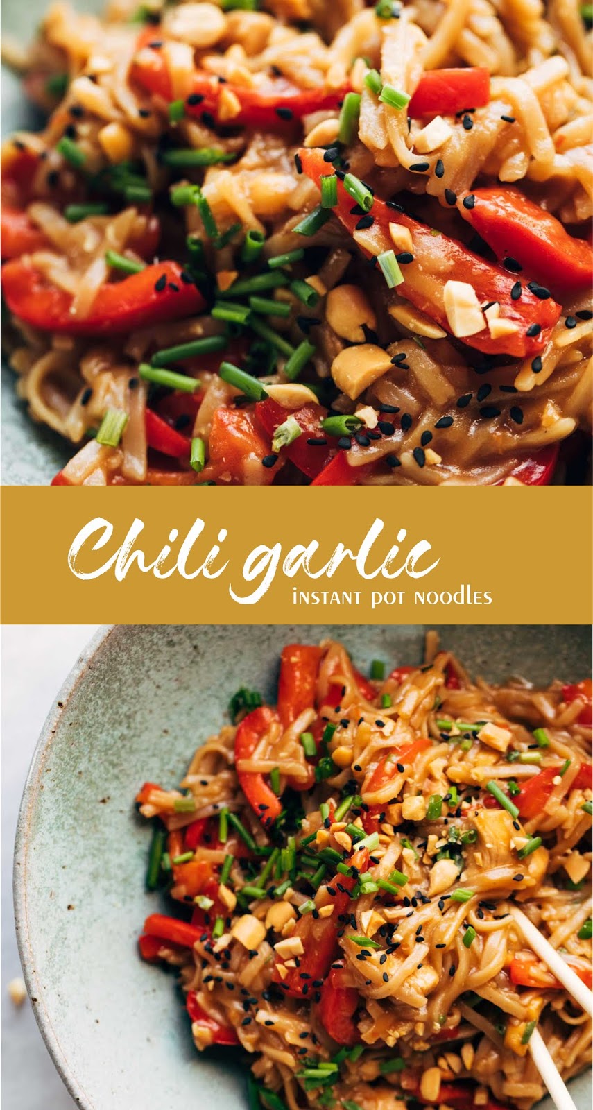 Chili garlic instant pot noodles Extra Ordinary Food