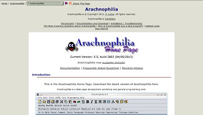 Arachnophilia, Source Code Editor
