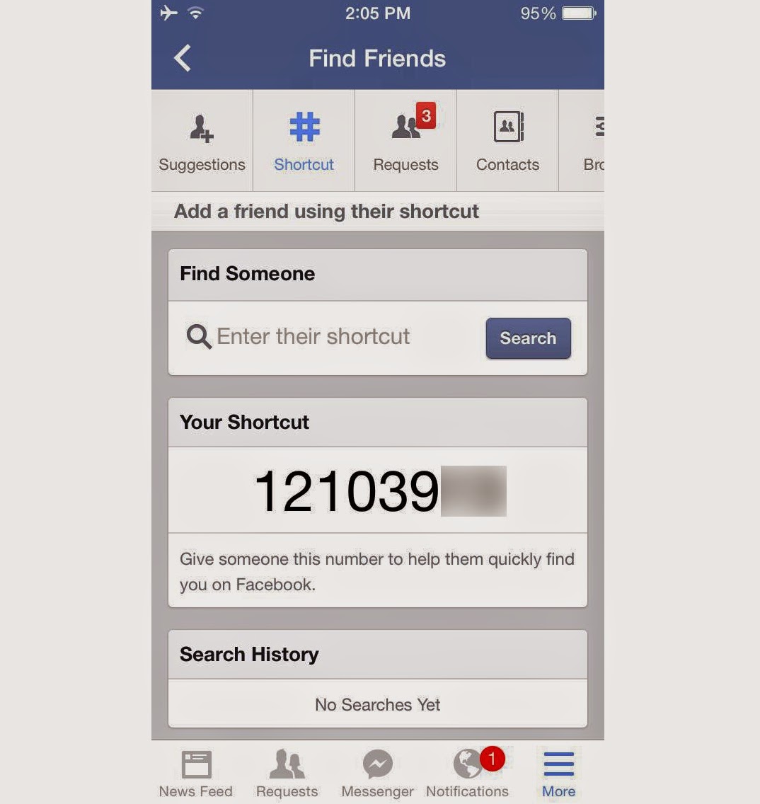 Facebook Shortcut Numbers To Help Users Find Friends