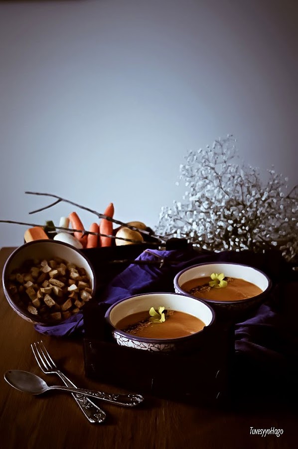 Crema de calabaza y zanahoria - TuvesyyoHago