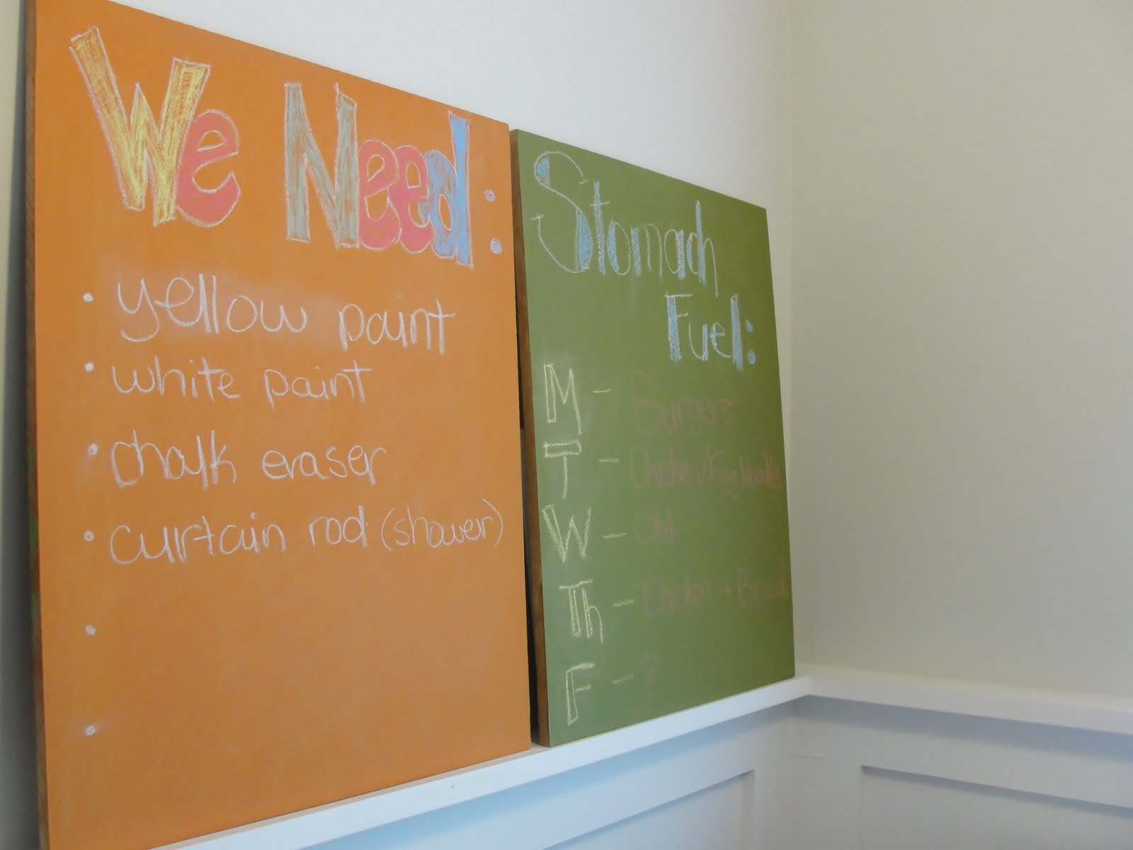 How to Paint a Chalkboard Wall in Any Colour - Making it in the