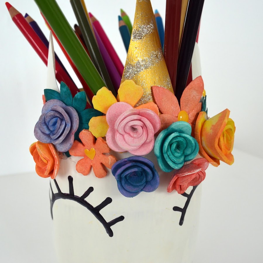 lapicero unicornio kawaii unicorn pencil pot