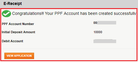 how to open ppf account in icici