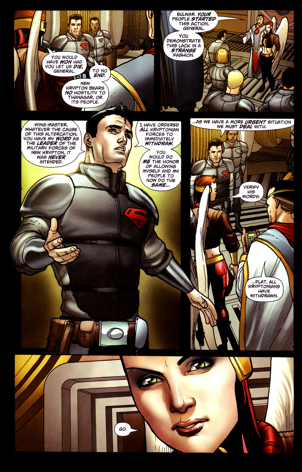 Read online Superman: World of New Krypton comic -  Issue #8 - 9