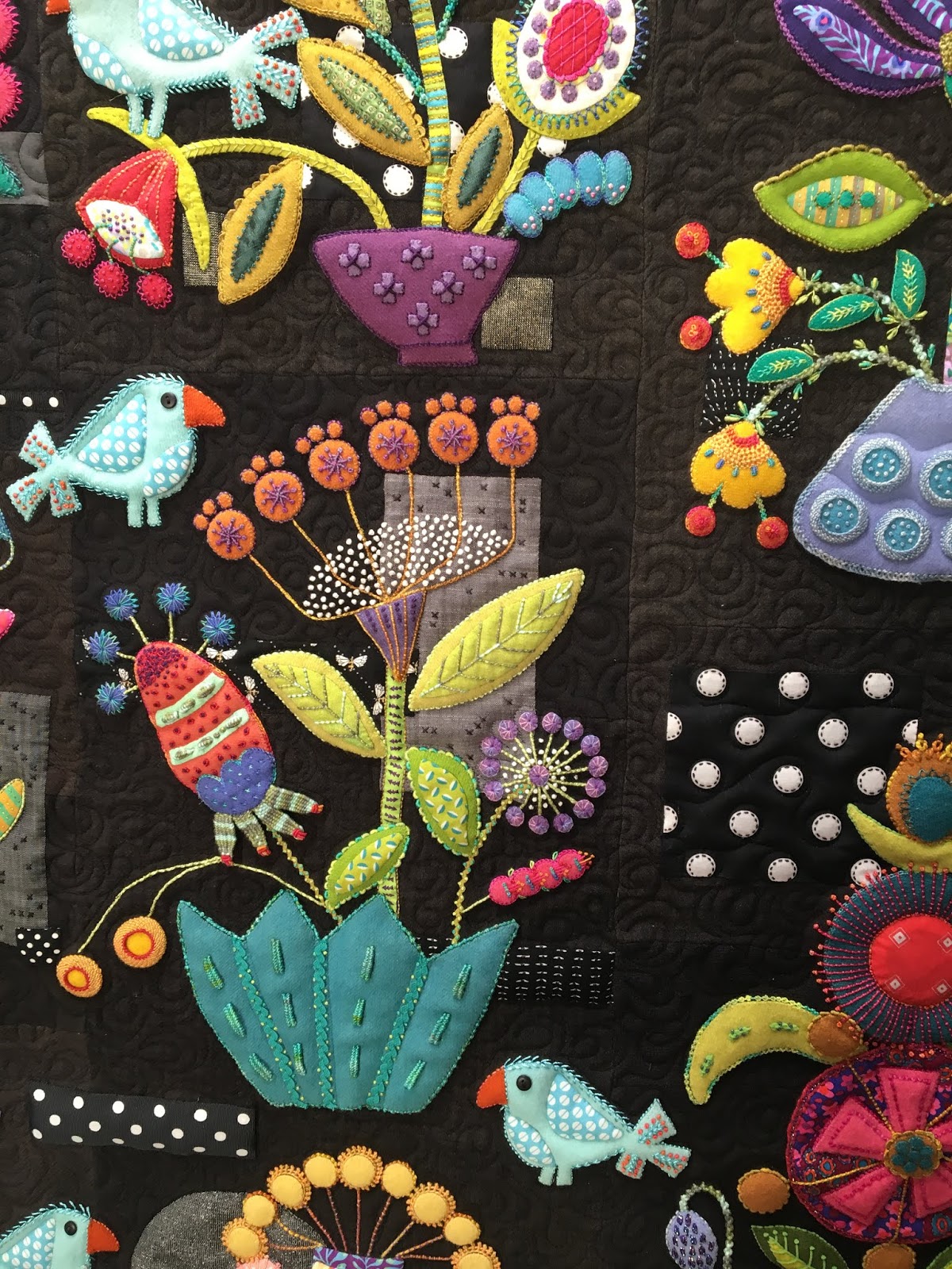 Grass Roots Quilting Sue Spargo Fresh Cut Block of the Month BOM