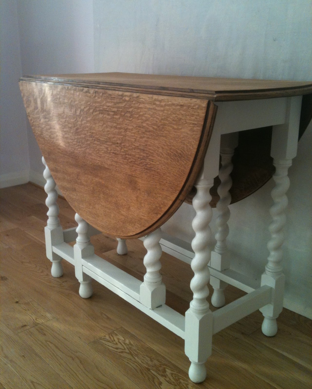 BowieBelle Vintage & Upcycled Furniture Barley Twist Table Dining