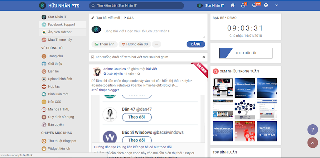 Template Facebook Parody Blogspot