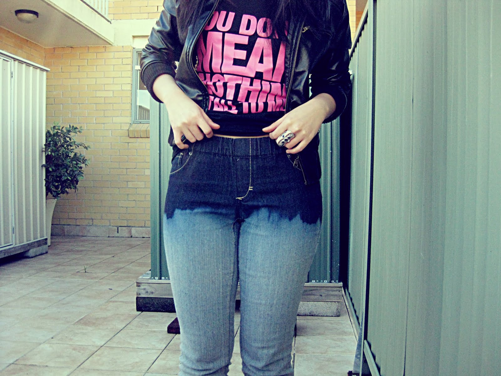 because she started knitting DIY+I WEAR DIY Dip it and bleach it (Dip