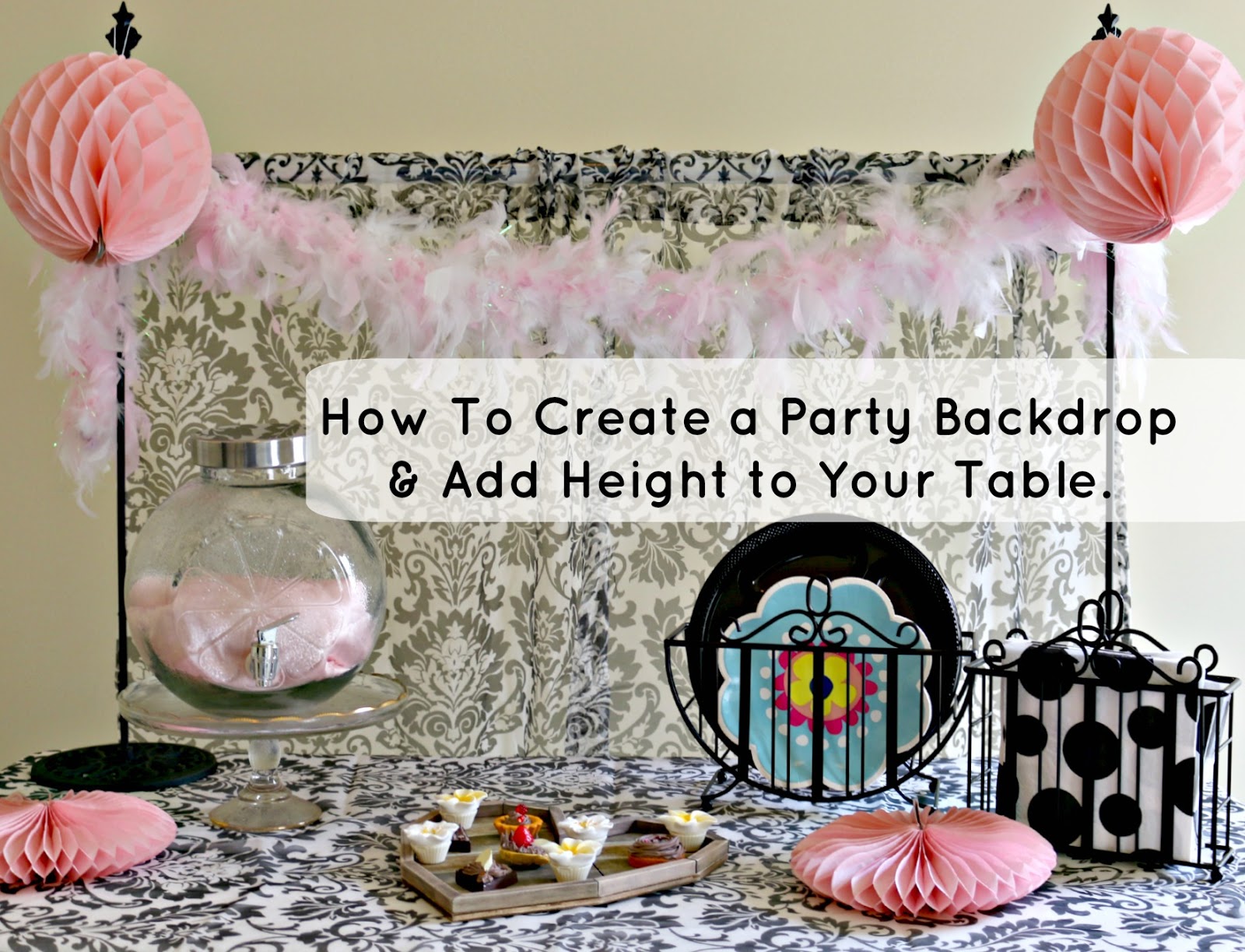 HomeMadeville Your Place for HomeMade Inspiration How to Add Height or a Backdrop to Your