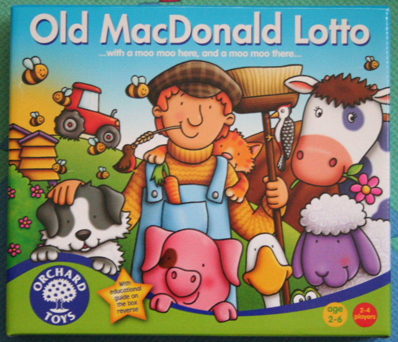 Orchard Toys Old Macdonald Lotto Memory and Matching Farmyard Game 