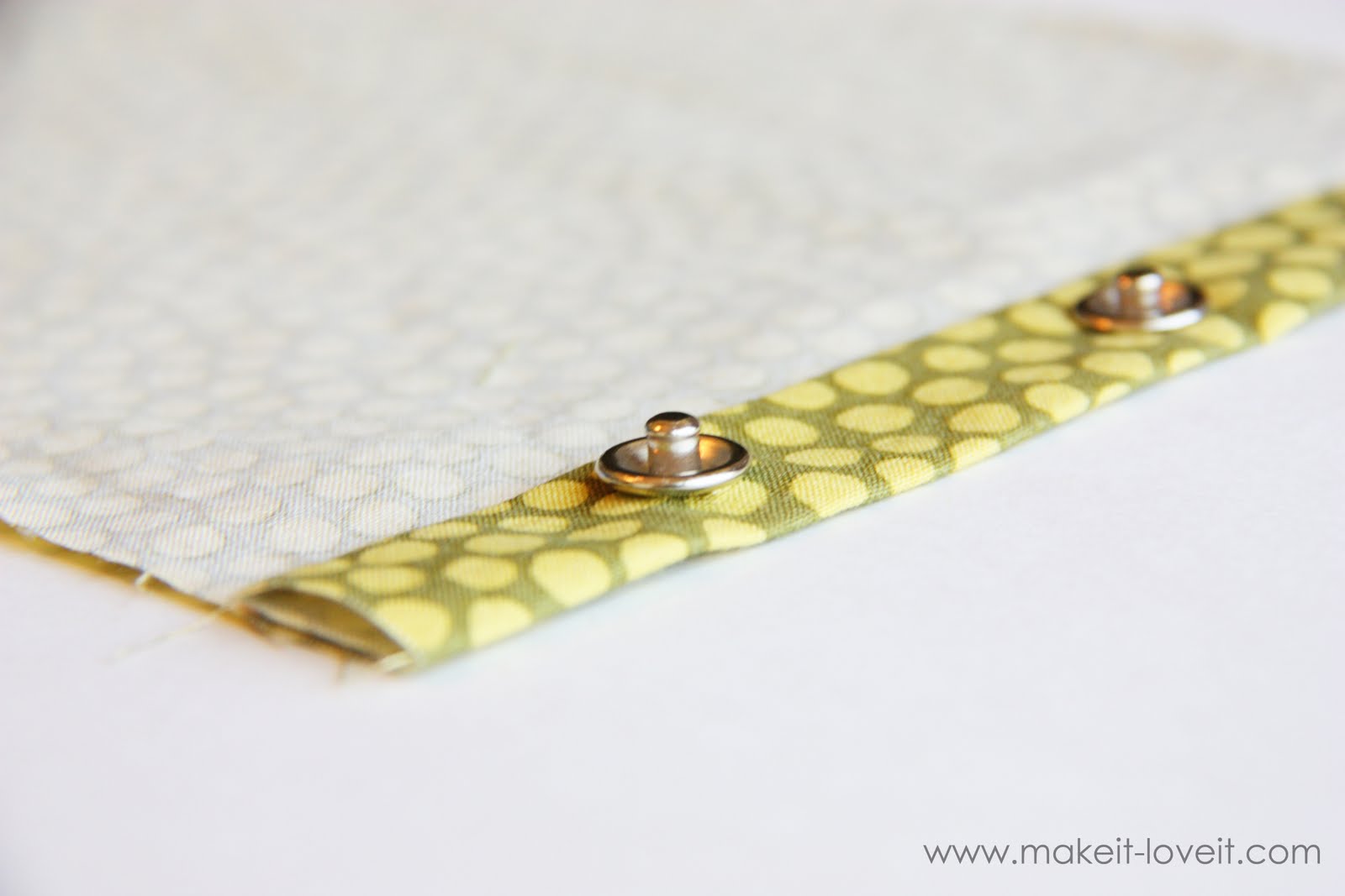 Sewing Tips How to Attatch Snap Style Buttons to Fabric