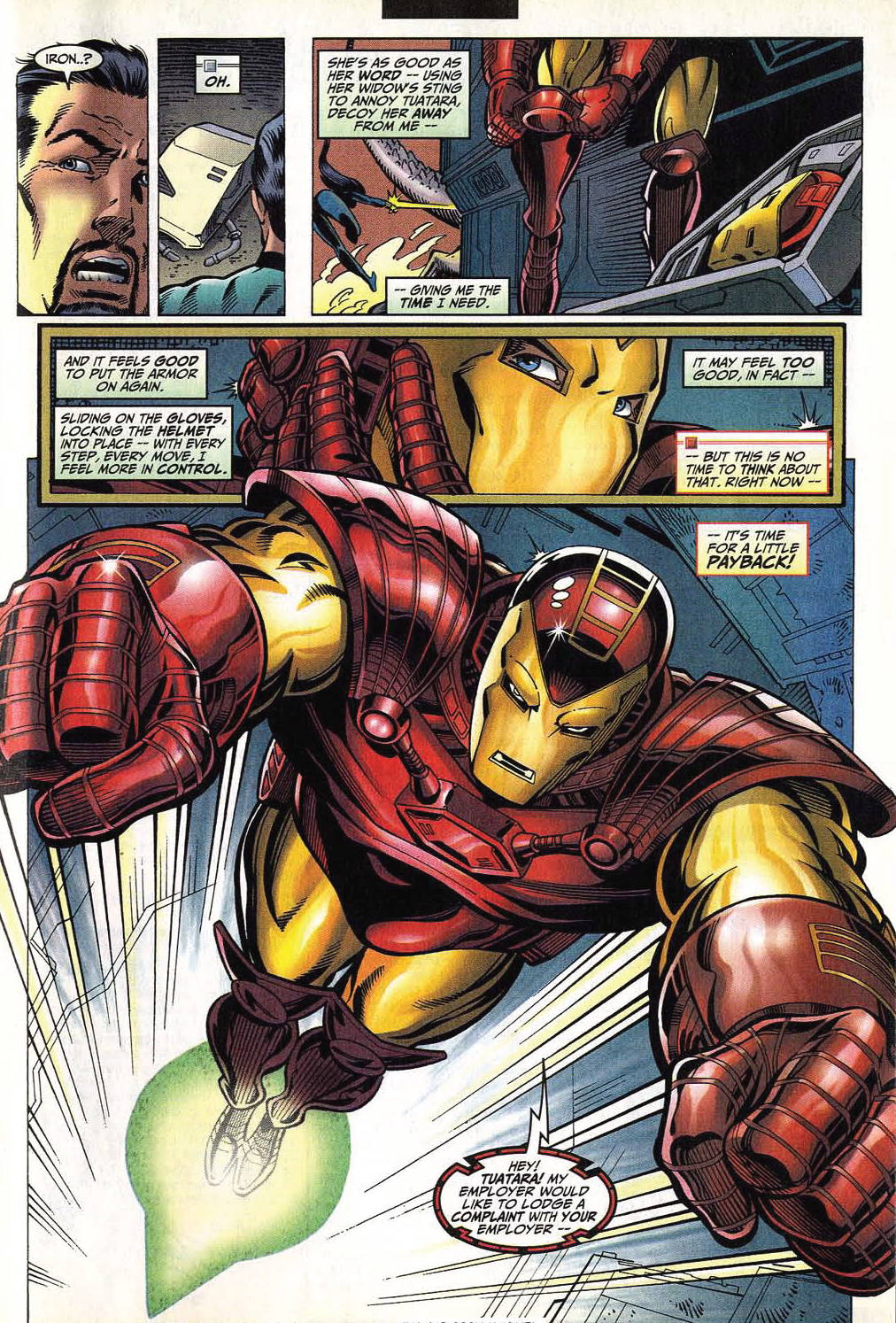 Read online Iron Man (1998) comic -  Issue #6 - 25