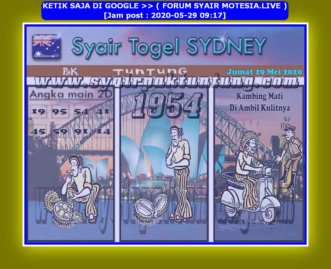 Royal syair sydney