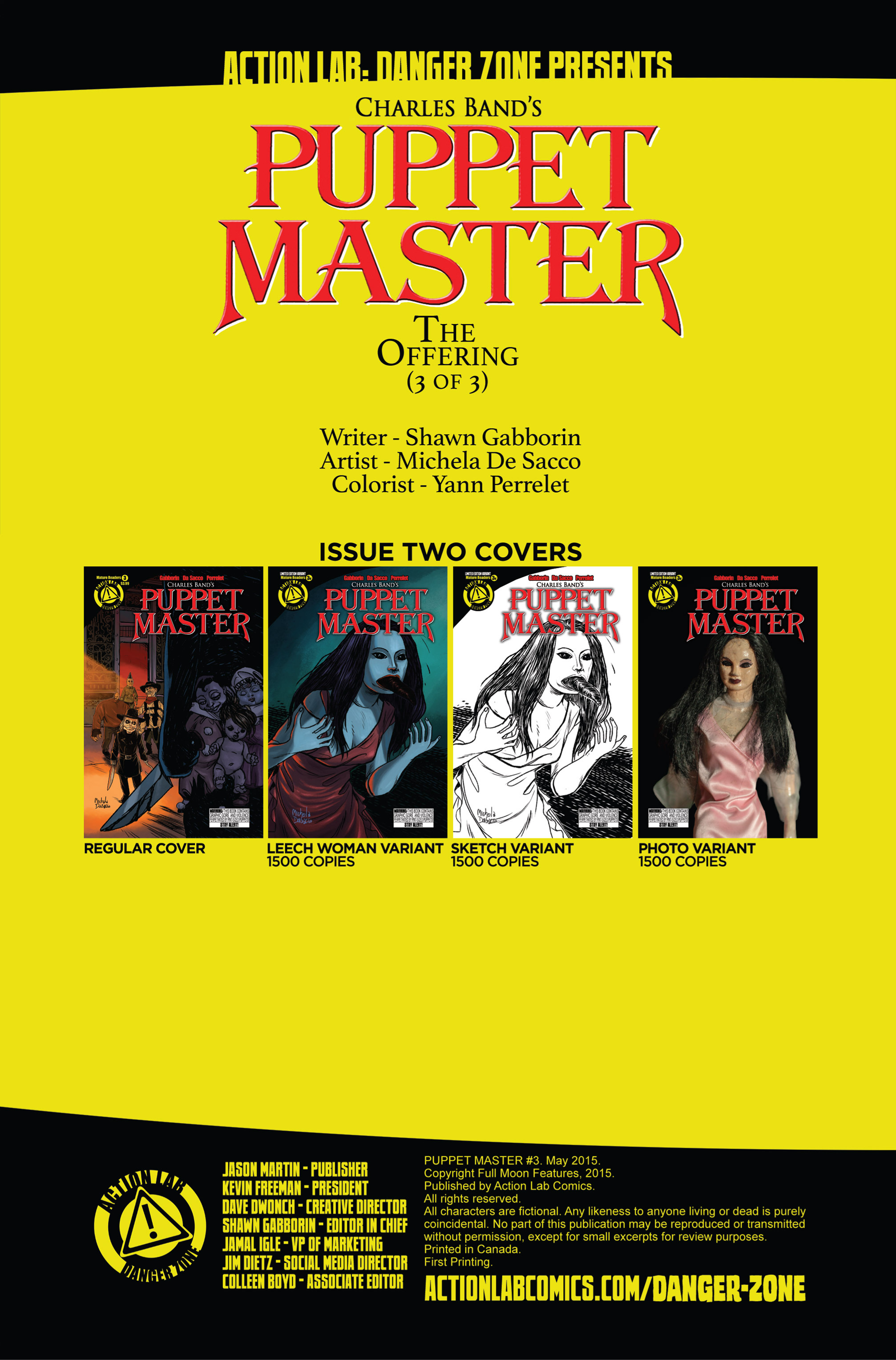 Read online Puppet Master (2015) comic -  Issue #3 - 2