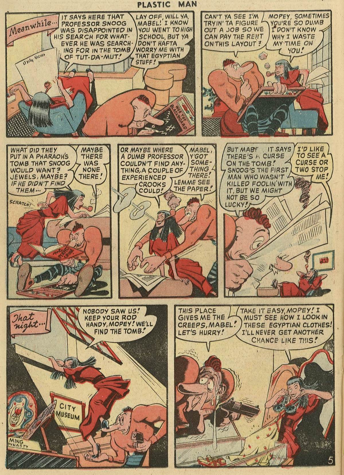 Read online Plastic Man (1943) comic -  Issue #16 - 31