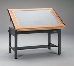 Mayline Steel Drafting Lighted Table Mayline Steel Drafting Lighted Table