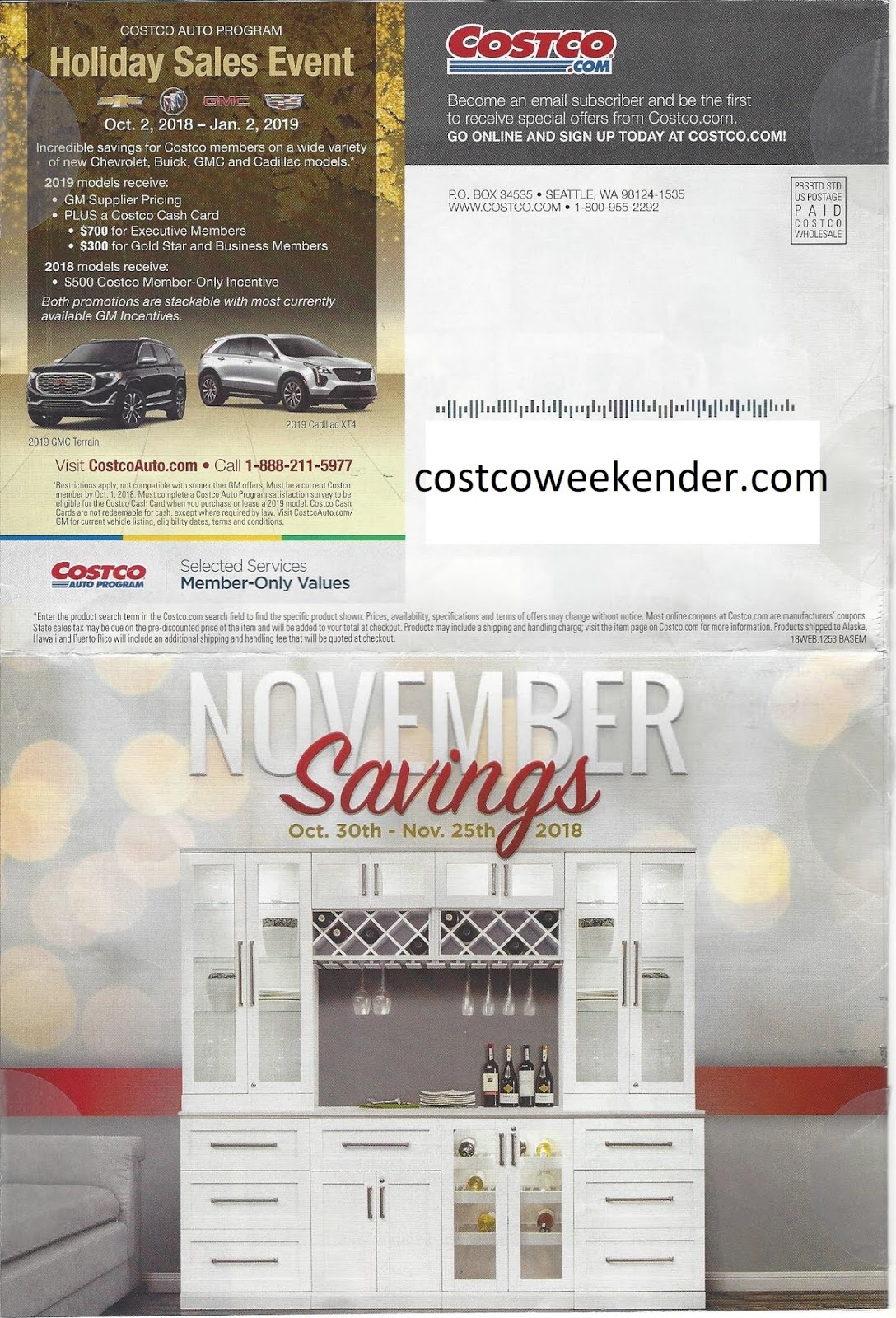 November Exclusive OnlineOnly Offers Costco Weekender