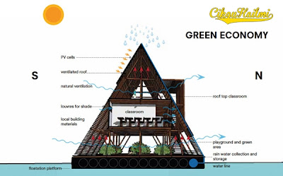 Sekolah Terapung Makoko di Nigeria