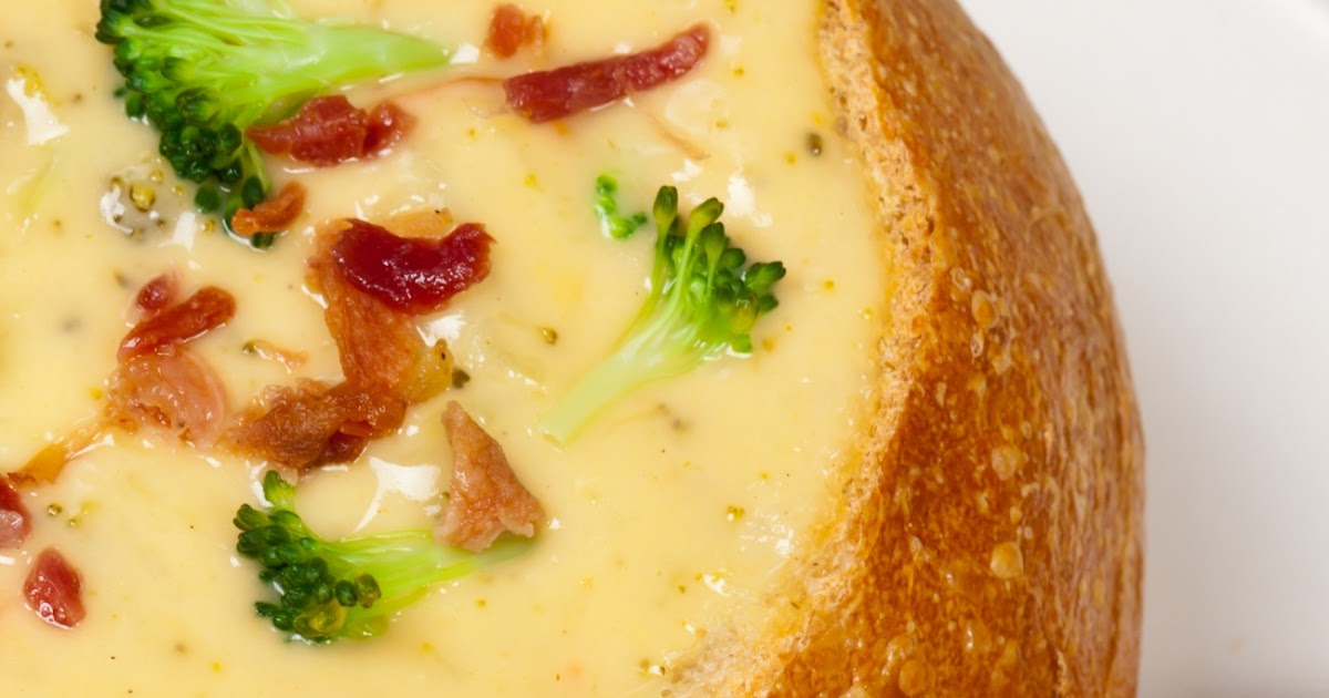 Bacon Broccoli Cheddar Bread Bowl FOOD DAILY