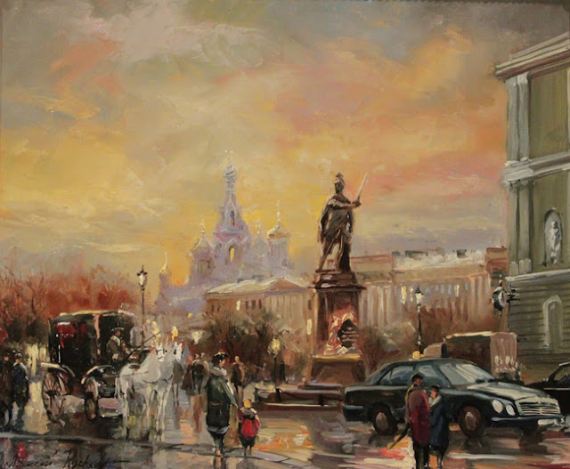 Alexey Rychkov | Russian Impressionist Painter | 1968