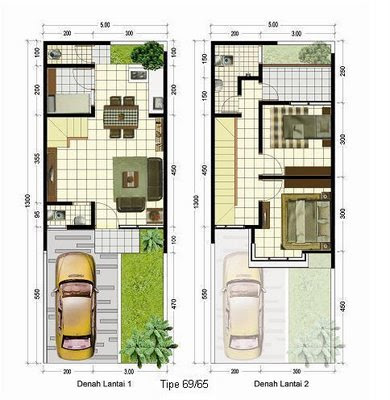 Gambar Model Desain Rumah Minimalis Terbaru - Desain Denah 