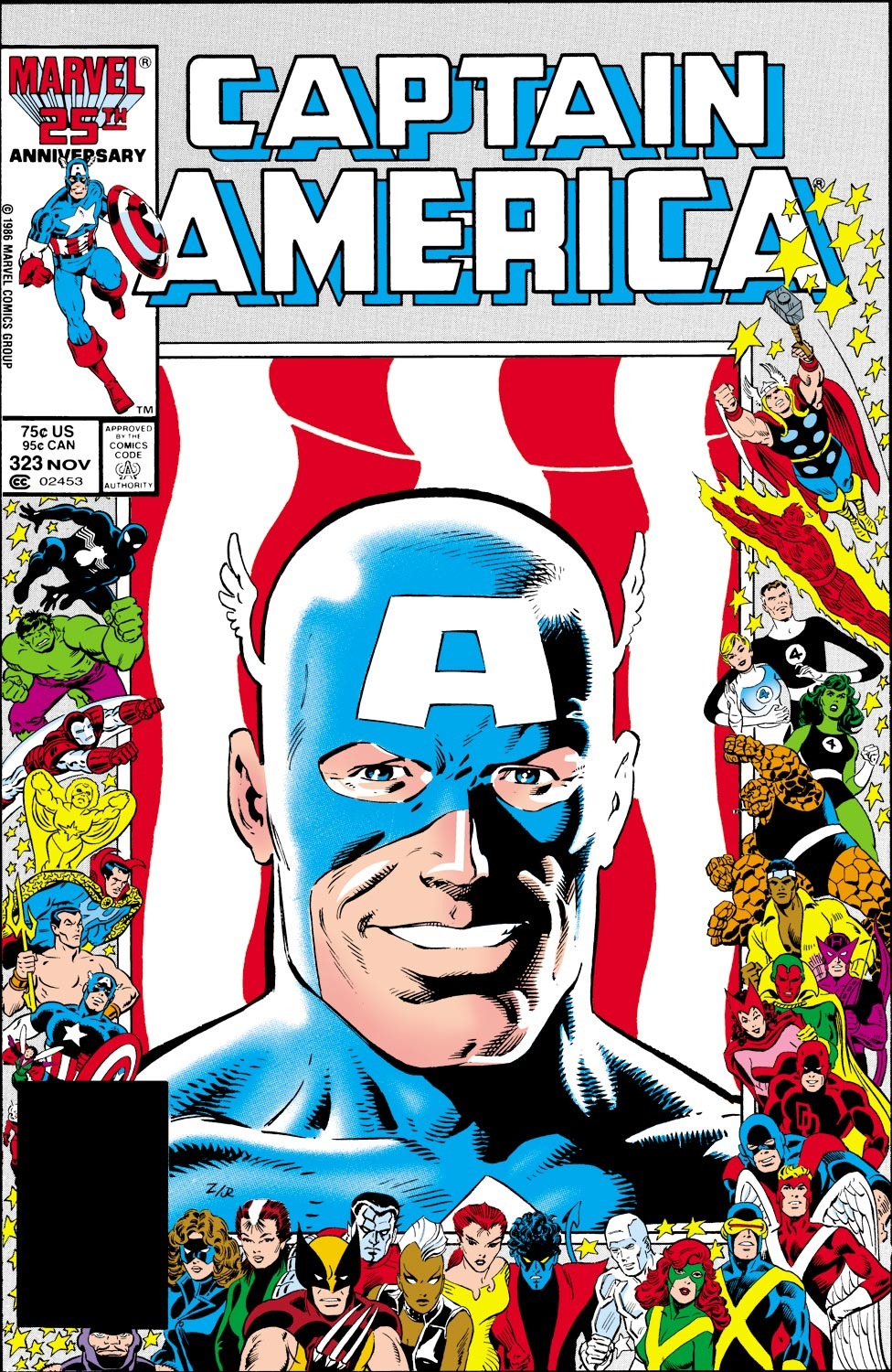 Read online Captain America (1968) comic -  Issue #323 - 1