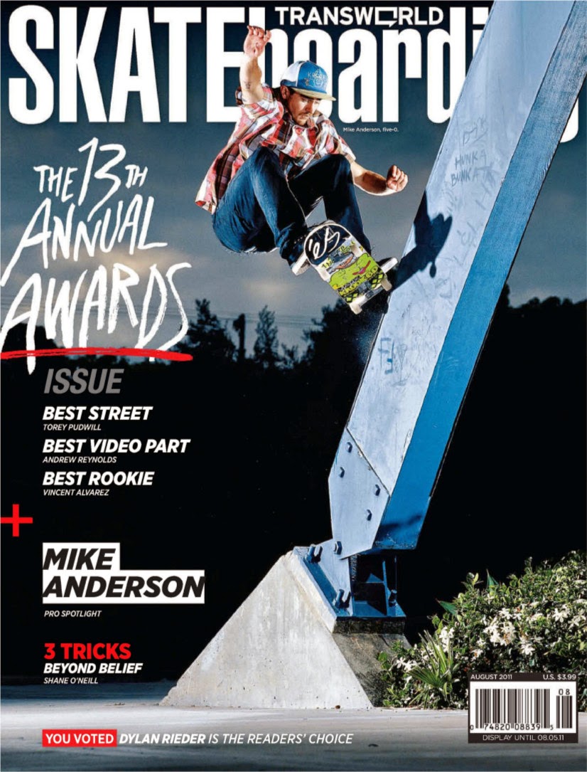 Skateboard Magazine Archive Transworld Skateboarding August 2011