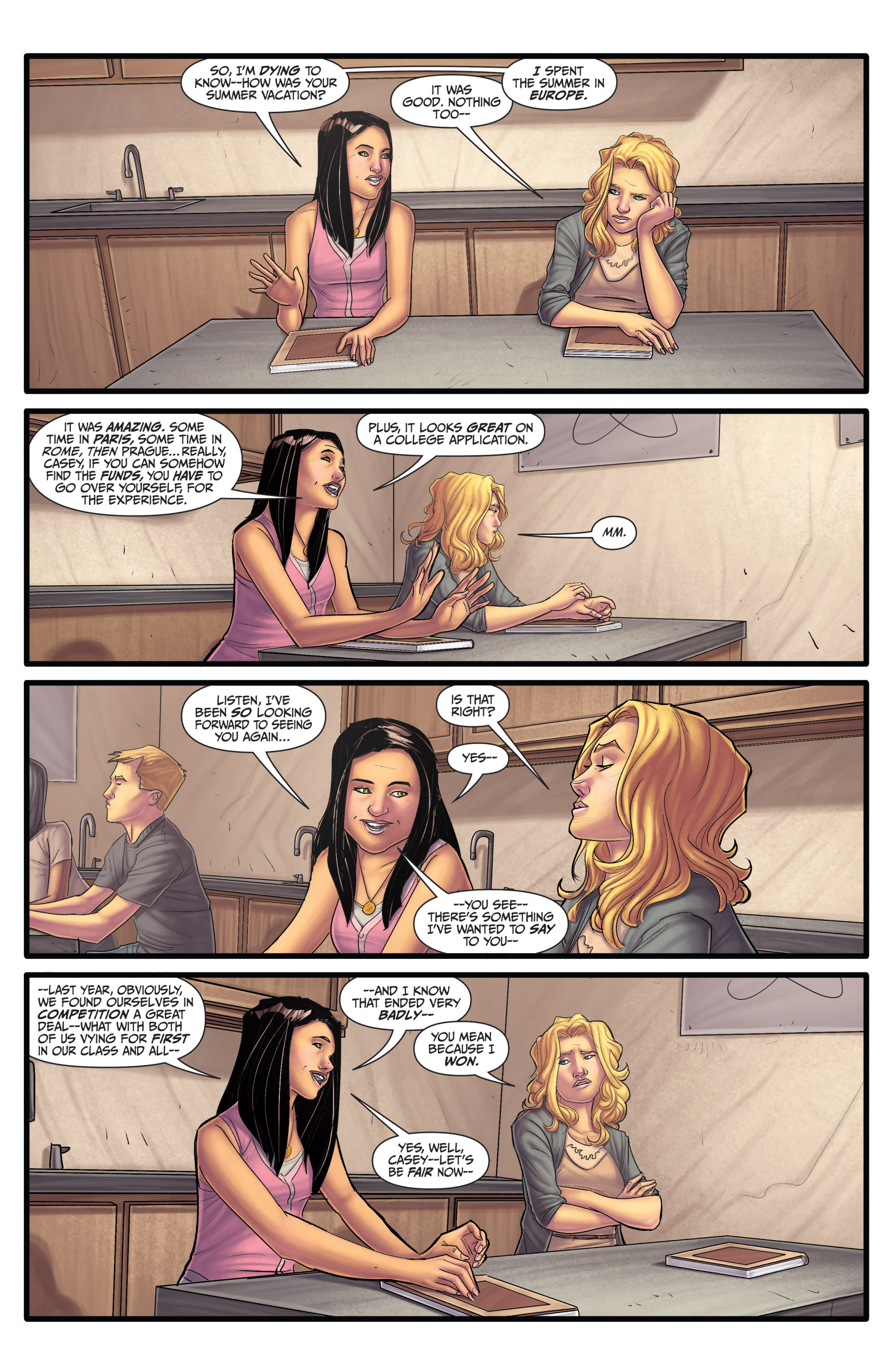Read online Morning Glories comic -  Issue # _TPB 5 - 29