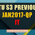 S3 IT Previous Question Papers -Regular Exam January 2017